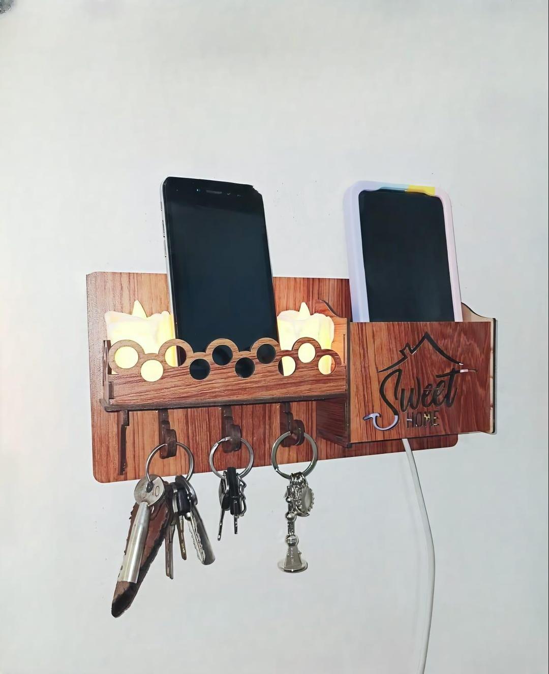 Wall Mount Key and Mobile Holder