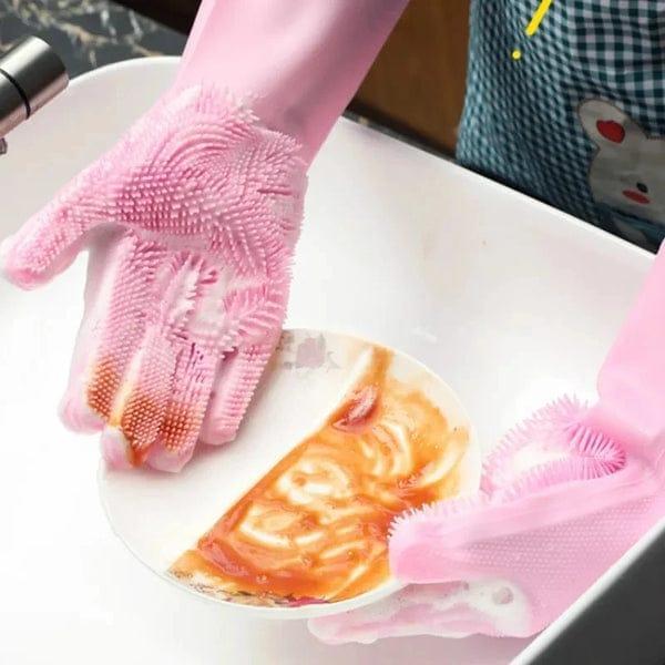 Silicone Washing Gloves