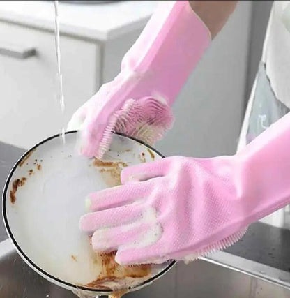 Silicone Washing Gloves