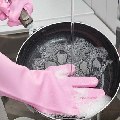 Silicone Washing Gloves