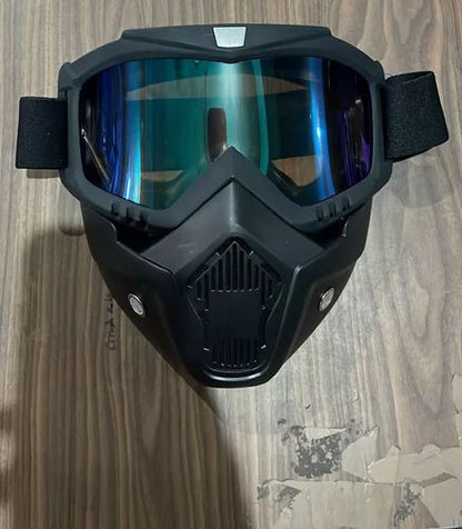 Motorcycle dust proof motocross facemask