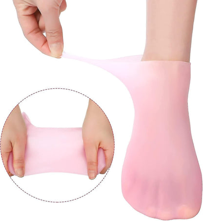 Unisex silicone anti cracks moisturizing socks